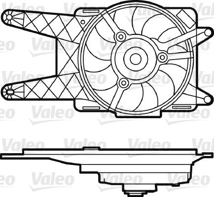 Valeo 698562 - Вентилятор, охлаждение двигателя autosila-amz.com