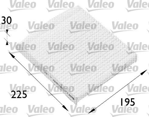Valeo 698512 - Фильтр воздуха в салоне autosila-amz.com