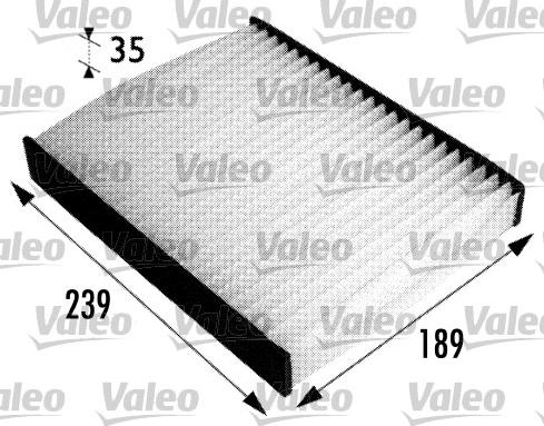 Valeo 698694 - Фильтр воздуха в салоне autosila-amz.com