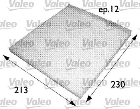 Valeo 698691 - Фильтр воздуха в салоне autosila-amz.com