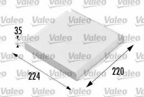 Valeo 698657 - Фильтр воздуха в салоне autosila-amz.com