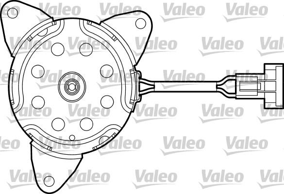 Valeo 698669 - Электродвигатель, вентилятор радиатора autosila-amz.com
