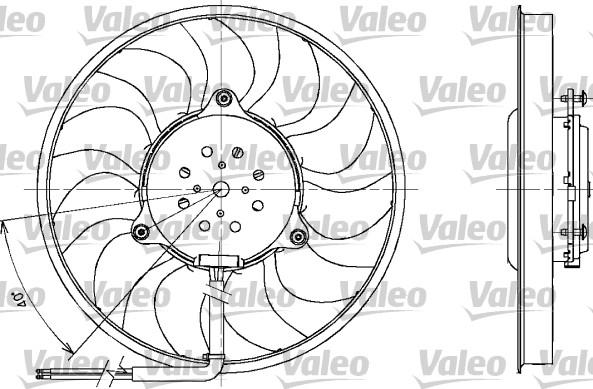 Valeo 698611 - Вентилятор, охлаждение двигателя autosila-amz.com