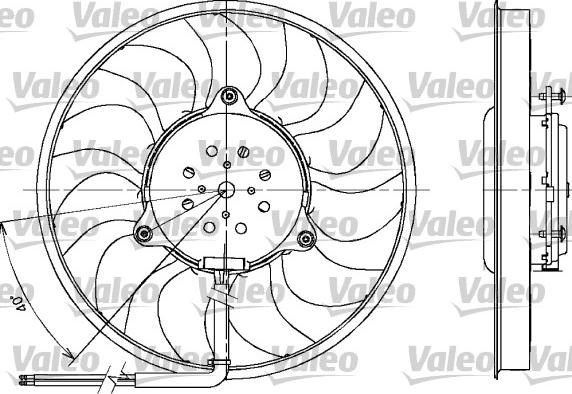 Valeo 698612 - Вентилятор, охлаждение двигателя autosila-amz.com