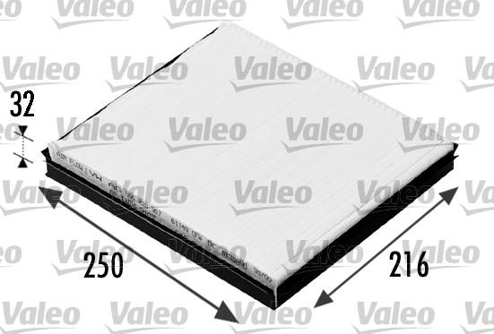 Valeo 698685 - Фильтр воздуха в салоне autosila-amz.com