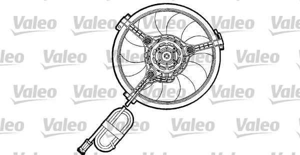 Valeo 698155 - Вентилятор, охлаждение двигателя autosila-amz.com