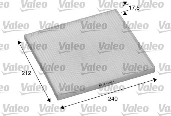 Valeo 698895 - Фильтр воздуха в салоне autosila-amz.com