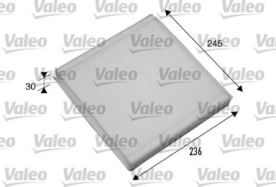 Valeo 698861 - Фильтр воздуха в салоне autosila-amz.com