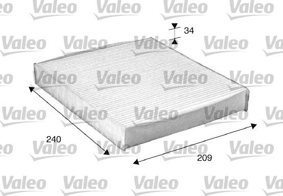 Valeo 698882 - Фильтр воздуха в салоне autosila-amz.com