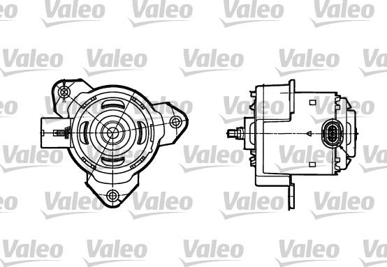 Valeo 698302 - Электродвигатель, вентилятор радиатора autosila-amz.com