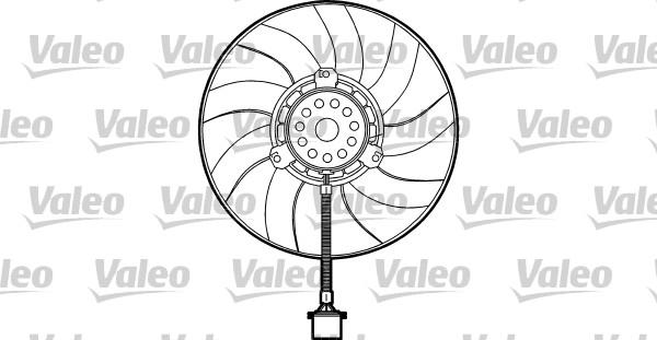 Valeo 698373 - Вентилятор, охлаждение двигателя autosila-amz.com