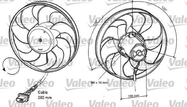 Valeo 698372 - Вентилятор, охлаждение двигателя autosila-amz.com