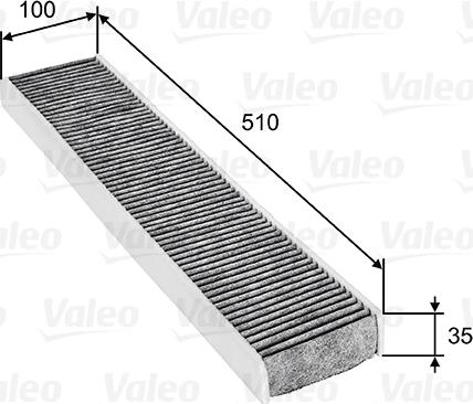 Valeo 698745 - Фильтр воздуха в салоне autosila-amz.com