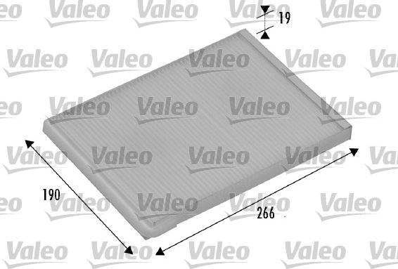 Valeo 698731 - Фильтр воздуха в салоне autosila-amz.com