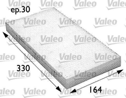 Valeo 698726 - Фильтр воздуха в салоне autosila-amz.com