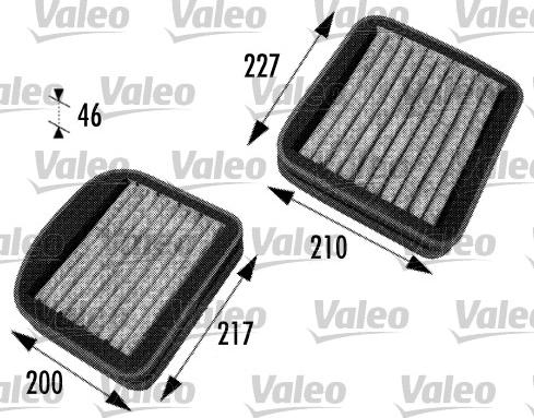 Valeo 698772 - Фильтр воздуха в салоне autosila-amz.com