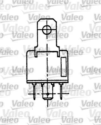 Valeo 643508 - Реле, рабочий ток autosila-amz.com