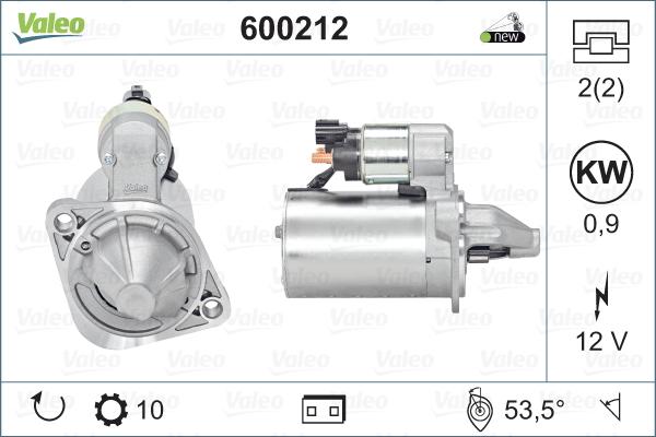 Valeo 600212 - Стартер autosila-amz.com