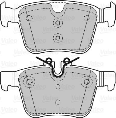 Valeo 601473 - Колодки тормозные LAND DISCO SPORT 09/14 autosila-amz.com