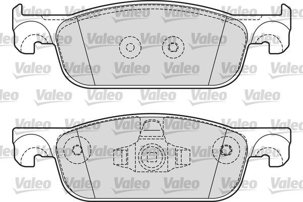 Valeo 601600 - Тормозные колодки, дисковые, комплект autosila-amz.com