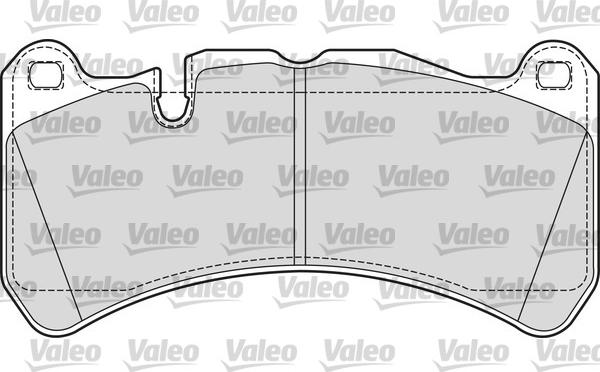 Valeo 601685 - Тормозные колодки, дисковые, комплект autosila-amz.com