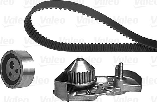 Valeo 614545 - Водяной насос + комплект зубчатого ремня ГРМ autosila-amz.com