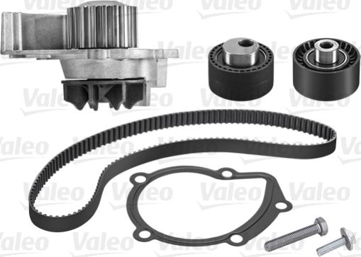 Valeo 614516 - Водяной насос + комплект зубчатого ремня ГРМ autosila-amz.com