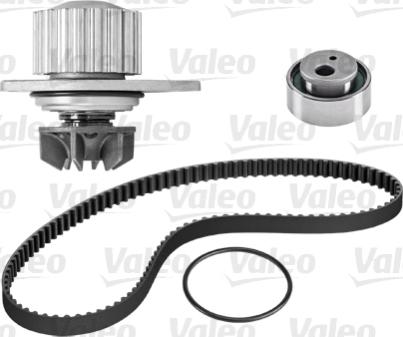 Valeo 614510 - Водяной насос + комплект зубчатого ремня ГРМ autosila-amz.com