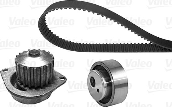 Valeo 614534 - Водяной насос + комплект зубчатого ремня ГРМ autosila-amz.com