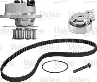 Valeo 614537 - Водяной насос + комплект зубчатого ремня ГРМ autosila-amz.com