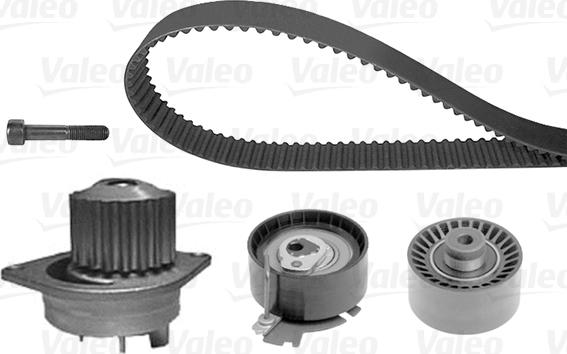 Valeo 614520 - Водяной насос + комплект зубчатого ремня ГРМ autosila-amz.com