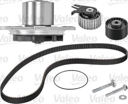 Valeo 614522 - Водяной насос + комплект зубчатого ремня ГРМ autosila-amz.com