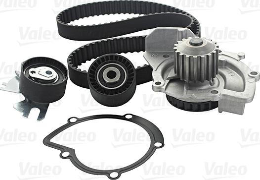 Valeo 614572 - Водяной насос + комплект зубчатого ремня ГРМ autosila-amz.com