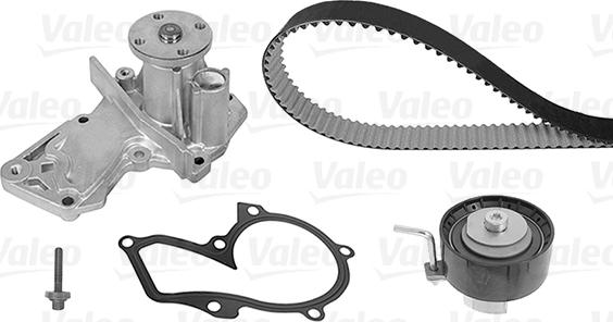 Valeo 614617 - Водяной насос + комплект зубчатого ремня ГРМ autosila-amz.com