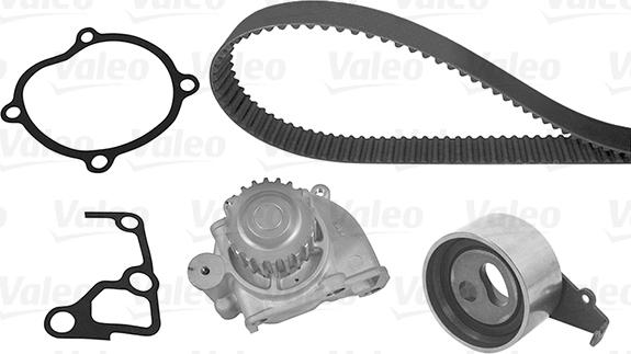 Valeo 614687 - Водяной насос + комплект зубчатого ремня ГРМ autosila-amz.com