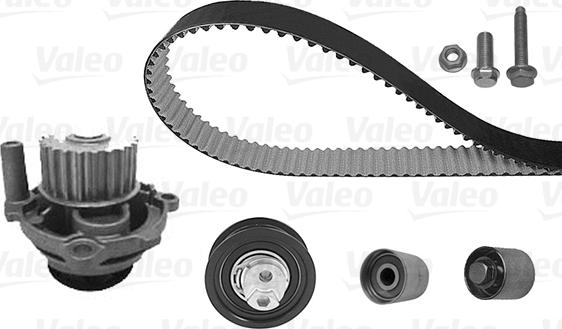 Valeo 614620 - Водяной насос + комплект зубчатого ремня ГРМ autosila-amz.com