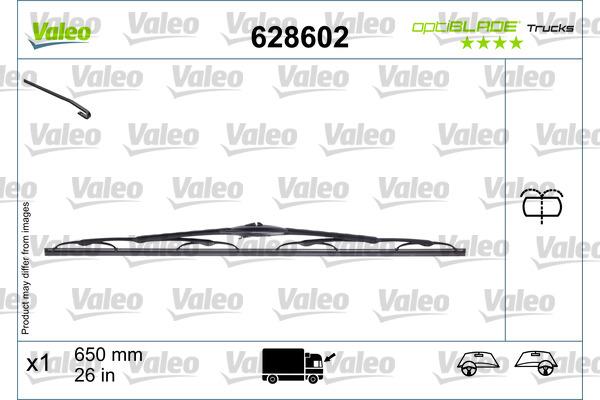 Valeo 628602 - Щетка стеклоочистителя autosila-amz.com