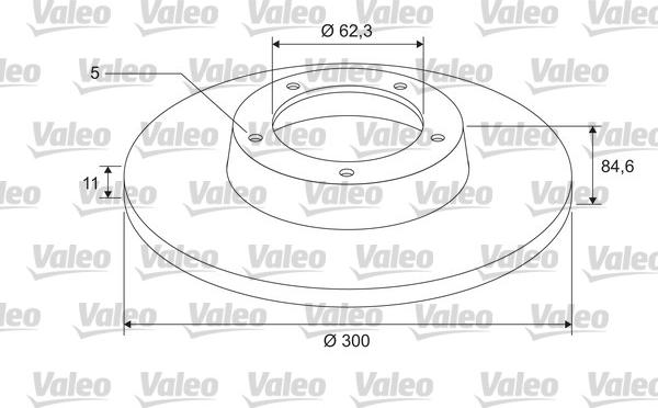 Valeo 675400 - Тормозной диск autosila-amz.com