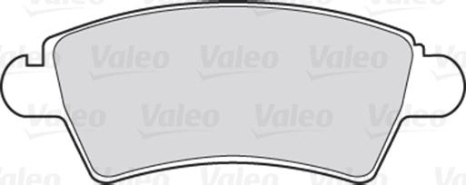 Valeo 670462 - Тормозные колодки, дисковые, комплект autosila-amz.com