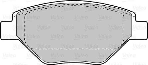 Valeo 670557 - Тормозные колодки, дисковые, комплект autosila-amz.com