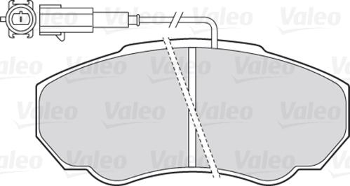 Valeo 670568 - Тормозные колодки, дисковые, комплект autosila-amz.com