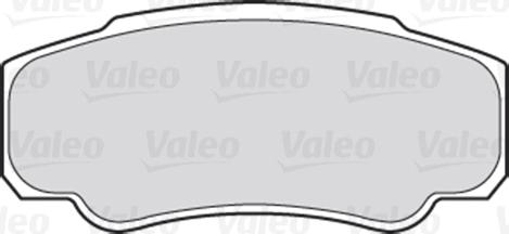 Valeo 670570 - Тормозные колодки, дисковые, комплект autosila-amz.com