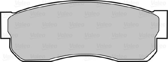 Valeo 670278 - Тормозные колодки, дисковые, комплект autosila-amz.com
