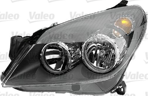 Valeo 044579 - Фара Лев (галоген, H1/H7/W5W, электрич, c мотором, цвет картриджа: чёрный, цвет поворотника: прозрач autosila-amz.com