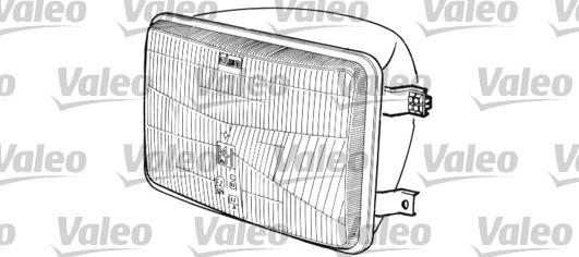 Valeo 084887 - Основная фара autosila-amz.com