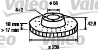 Valeo 186875 - Тормозной диск autosila-amz.com