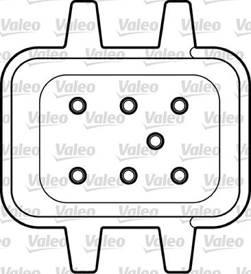 Valeo 850299 - Стеклоподъемник OPEL autosila-amz.com