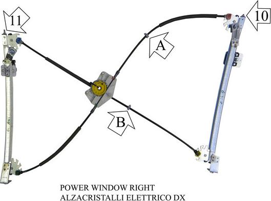 Valeo 852589 - Стеклоподъемник autosila-amz.com