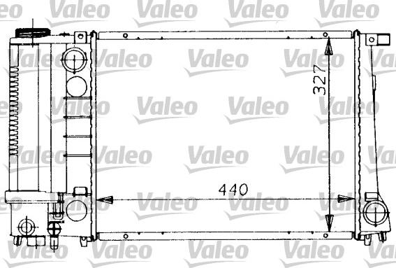 Valeo 819410 - Радиатор, охлаждение двигателя autosila-amz.com