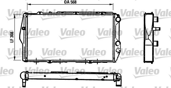 Valeo 819426 - Радиатор, охлаждение двигателя autosila-amz.com